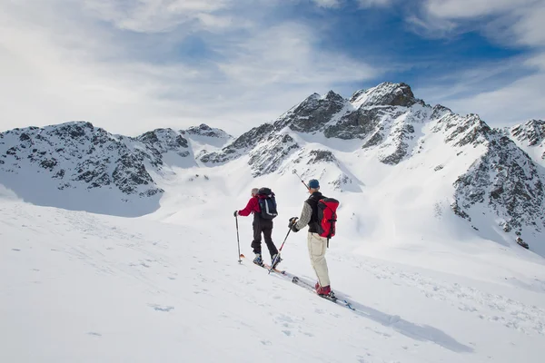 Skistrekninger til Randonnee – stockfoto