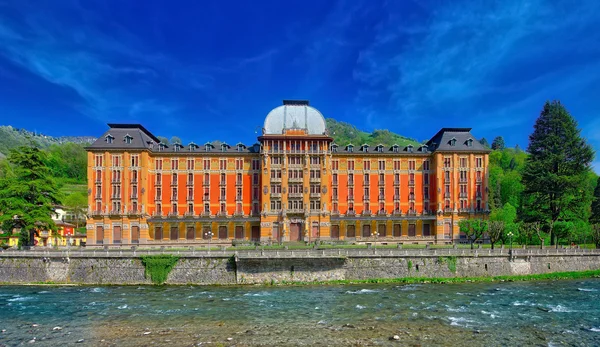 A Grand Hotel San Pellegrino Terme, Olaszország — Stock Fotó