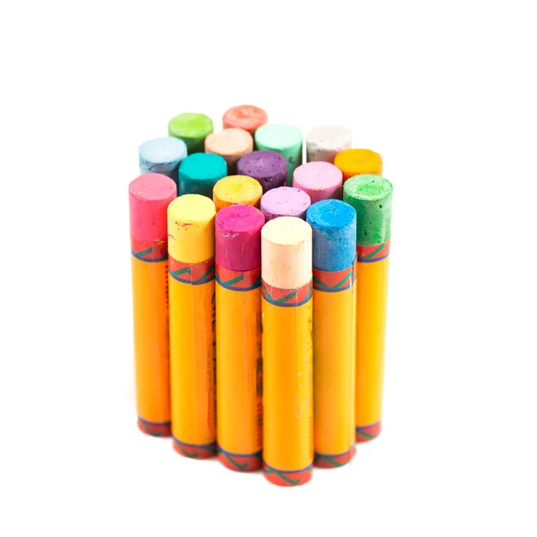 Colored crayons group — Stock Photo, Image