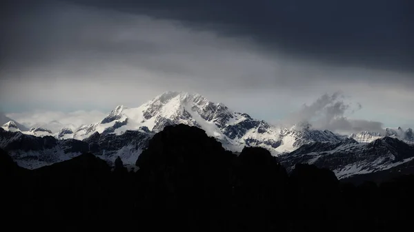 Maciço Monte Disgrazia Nos Alpes Rhaith — Fotografia de Stock