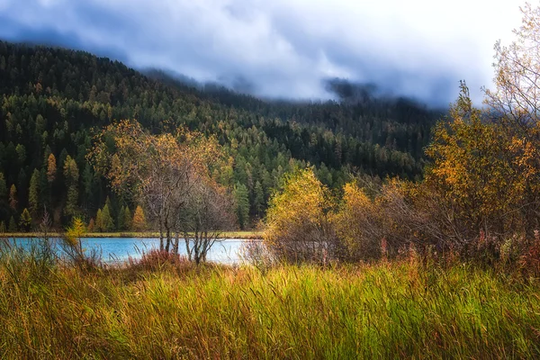 Vista del lago de montaña — Foto de Stock