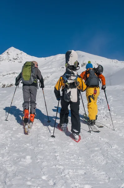 Narty alpinizm — Zdjęcie stockowe