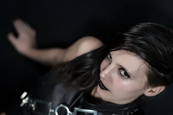 Dark goth girl — Stock Photo, Image