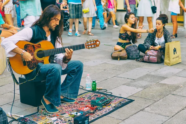 Músicos de rua — Fotografia de Stock