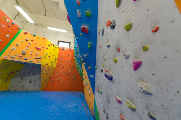 Indoor climbing training — Stock Photo, Image