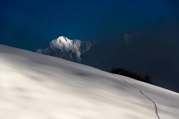 Skipiste — Stockfoto