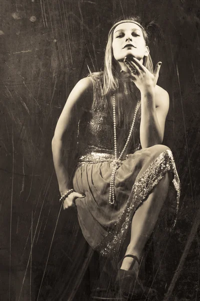 Mujer sensual de los años 30 — Foto de Stock