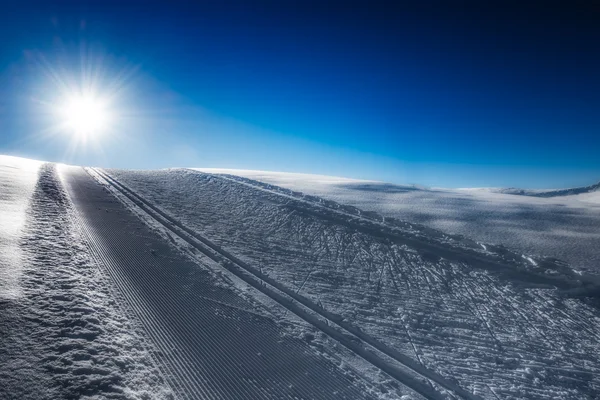 Piste de ski nordique — Photo