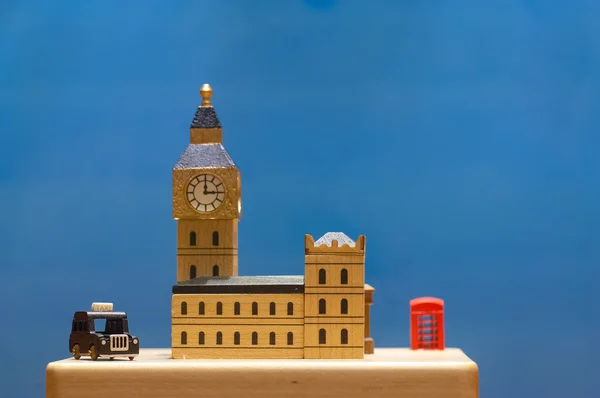Wood model of the city of London — Stock Photo, Image