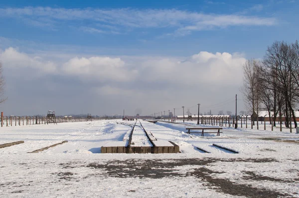 El Museo Estatal de Auschwitz-Birkenau — Foto de Stock
