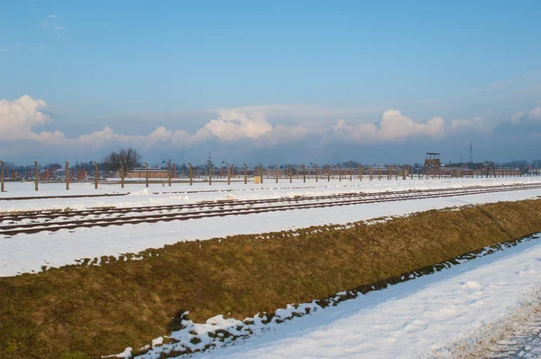 Państwowego Muzeum Auschwitz-Birkenau — Zdjęcie stockowe