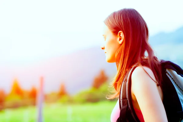 Hiker girl — Stock Photo, Image