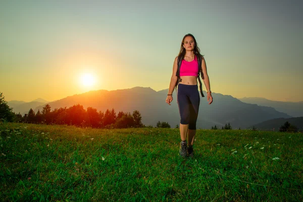Hiker girl — Stock Photo, Image