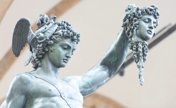 Perseus od Benvenuto Cellini - Florencie, Itálie — Stock fotografie