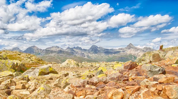 Red roks lighted by the sun — Stock Photo, Image