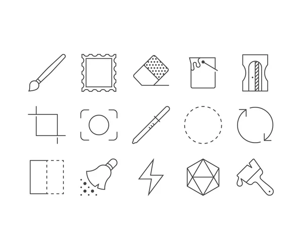 Görüntü uygulamalar için ince mobil simgeler kümesi