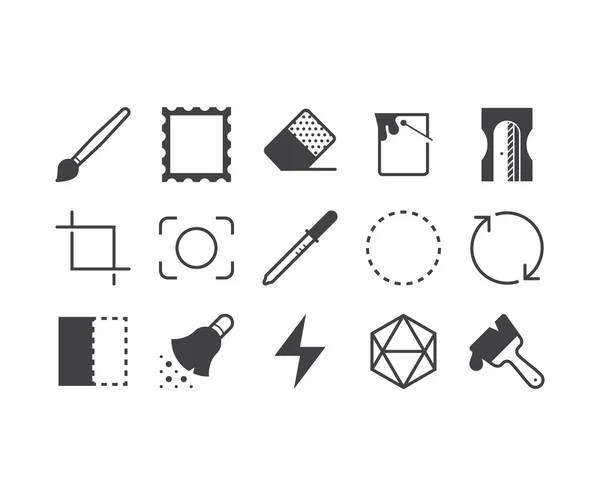 Görüntü uygulamalar için ince mobil simgeler kümesi