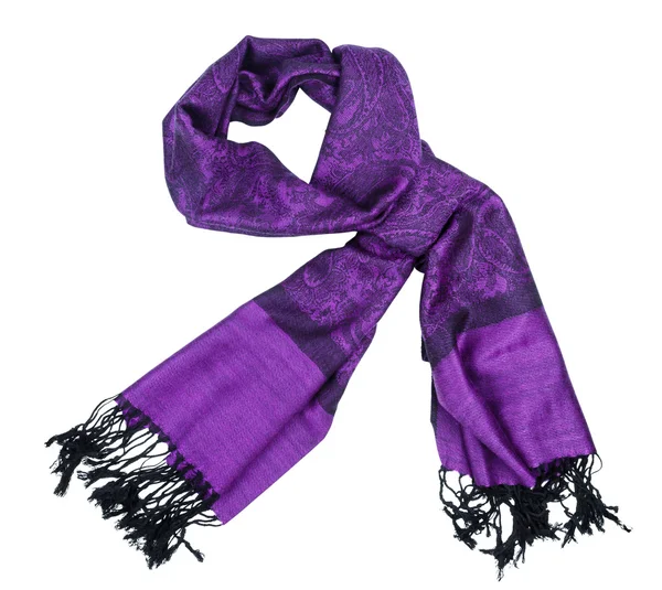 Paisley pattern cashmere scarf — Stock Photo, Image