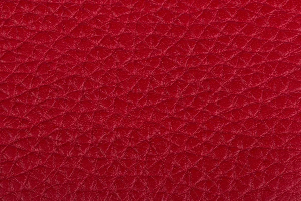 Fundo textura de couro vermelho — Fotografia de Stock