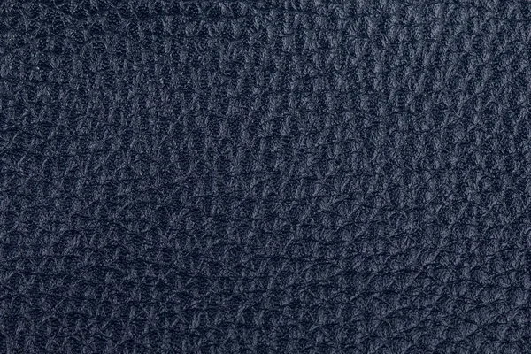 Textura de cuero azul oscuro fondo — Foto de Stock