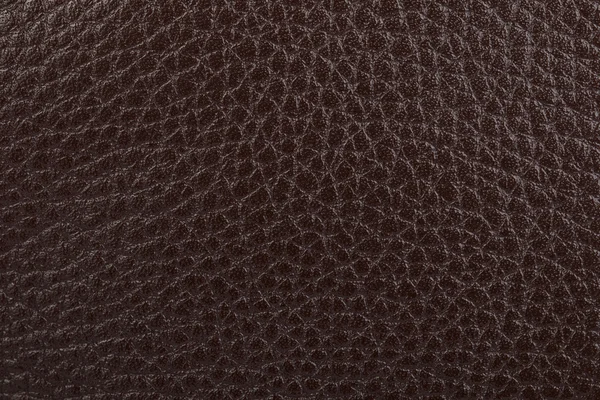 Scuro marrone texture sfondo in pelle — Foto Stock