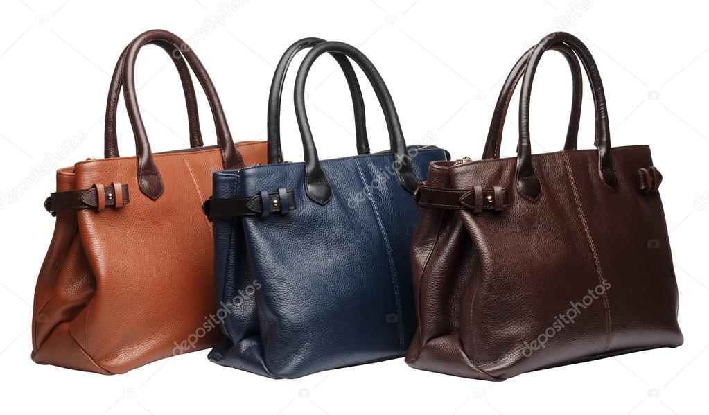 Natural leather female purses