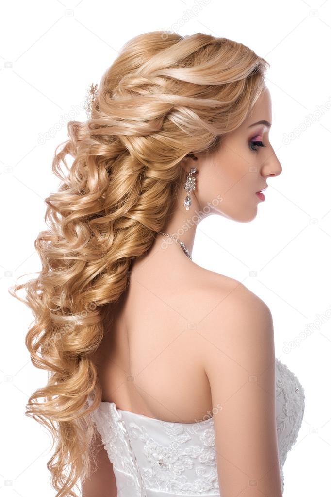 Portrait of young beautiful bride