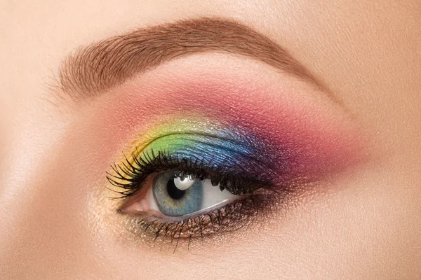 Female eye with beautiful make-up — Stock Photo, Image