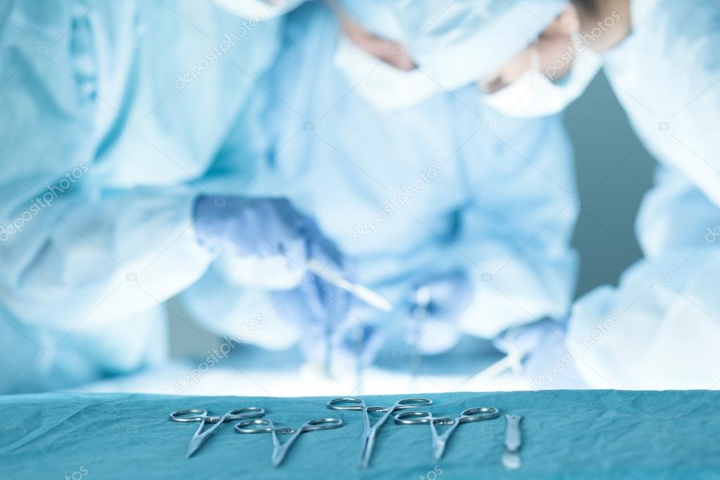 Close-up of medical instruments 