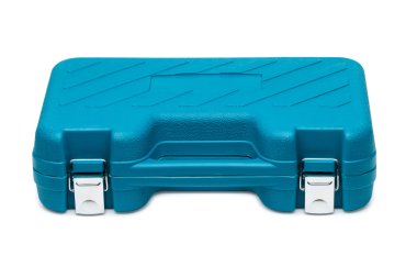 beyaz izole mavi araç kutusu