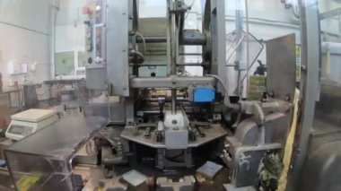 Tereyağı üretim fabrikası. Otomatik hat. Gıda üretimi