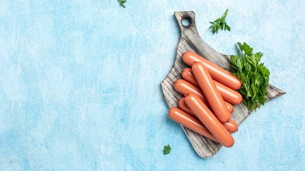 Vegan Sausages Made Vegetarian Plant Based Soya Beans Imitation Meat — Photo