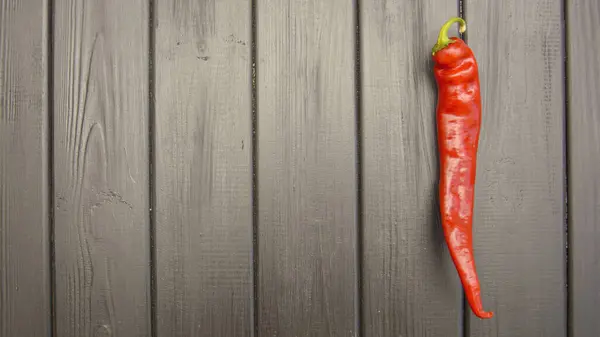 Red Hot Beautiful Delicious Juicy Pepper — Stock Photo, Image