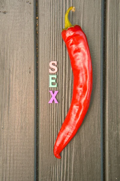 Rote Scharfe Schöne Leckere Saftige Paprika — Stockfoto