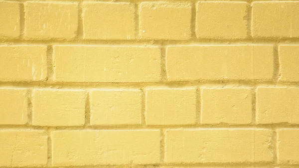 Schöne Gemauerte Gelbe Wand — Stockfoto