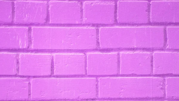 美しいレンガ塗装紫色の壁 — ストック写真