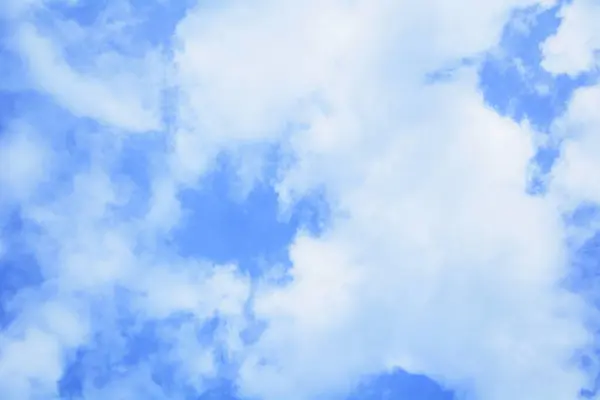 Beautiful Airy Sky Juicy Young Blue Clouds — Stock Photo, Image