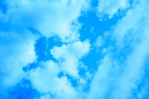 Beautiful Airy Sky Juicy Young Blue Clouds — Stock Photo, Image