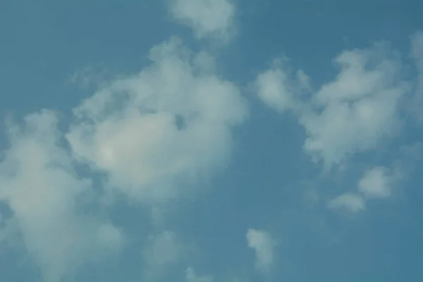 Beautiful Airy Sky Juicy Young Blue Clouds — Stock Photo, Image