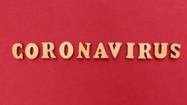 Coronavirus ve covid 19 kelimeleri çok güzel bir arkaplanda yazılıdır.