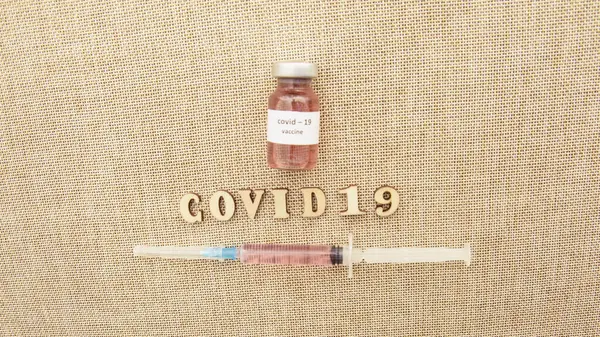 Coronavirus Karşı Tıbbi Aşı — Stok fotoğraf