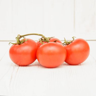 Lezzetli kokulu taze domatesler