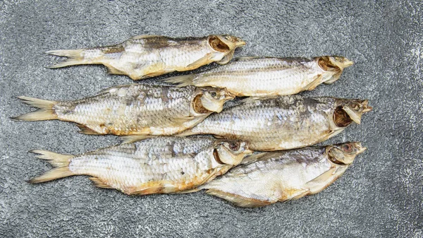 Αποξηραμένα Φρέσκα Νόστιμα Ψάρια Ποταμού — Φωτογραφία Αρχείου