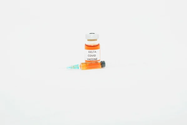 Vacina Médica Contra Coronavírus Perto — Fotografia de Stock