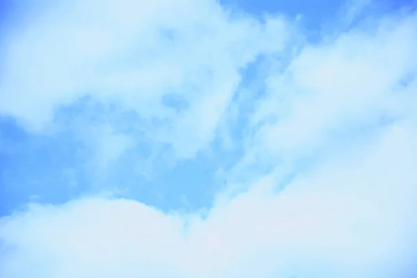 Bellissimo Cielo Blu Primaverile Tra Nuvole Tempesta — Foto Stock