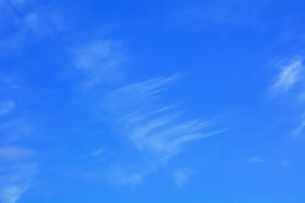 Beautiful Blue Spring Sky Storm Clouds — Stock Photo, Image