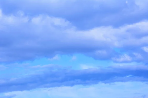 Céu Azul Bonito Primavera Nuvens Tempestade — Fotografia de Stock