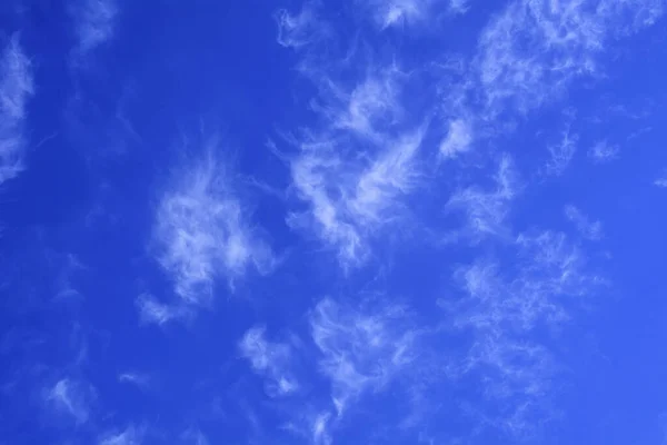 Schöne Antenne Große Wolken Blauen Himmel — Stockfoto