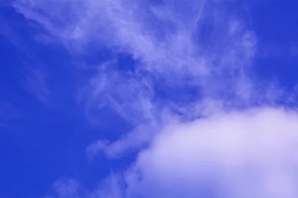 Beautiful Aerial Big Clouds Blue Skies — Stock Photo, Image