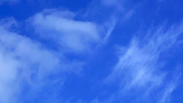 Beautiful Aerial Big Clouds Blue Skies — Stock Photo, Image